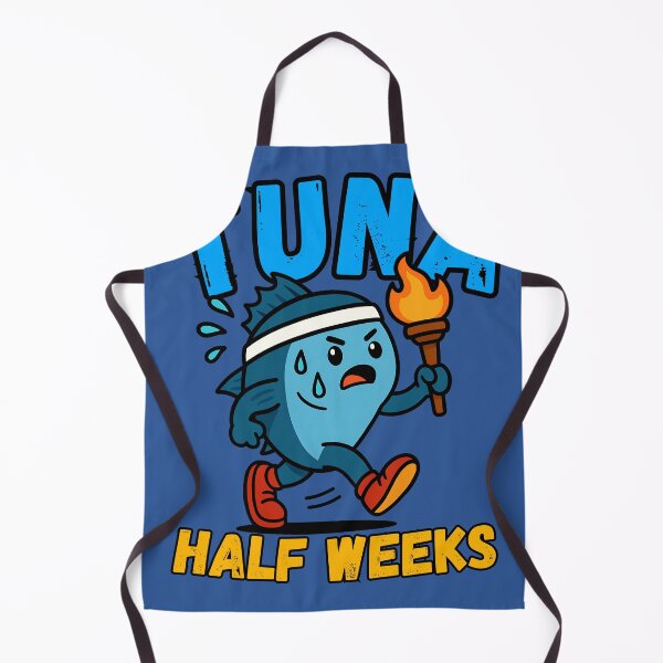 Item preview, Tuna Half Weeks – Funny Running Fish Torch Pun designed and sold by buglevel.