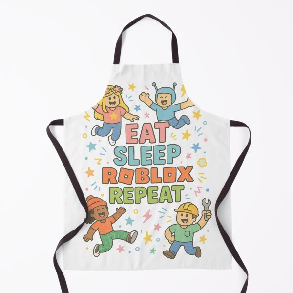 Item preview, Eat Sleep Roblox Repeat Roblox Avatar Squad Cartoon Gamers Tee  designed and sold by GeniePixel.