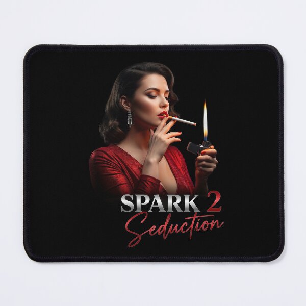 Item preview, Retro Glam Seduction Poster with Bold Spark and Red Elegance. designed and sold by Spark2Seduction.
