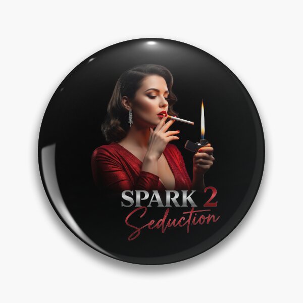 Item preview, Retro Glam Seduction Poster with Bold Spark and Red Elegance. designed and sold by Spark2Seduction.