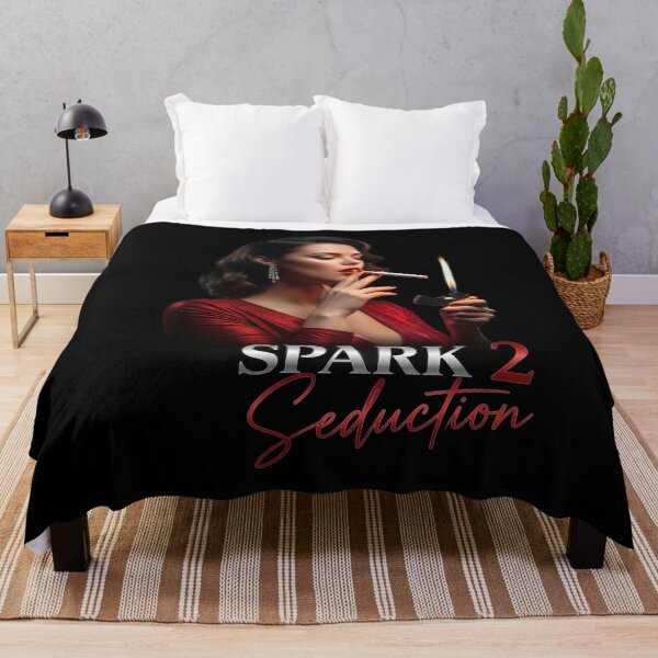 Item preview, Retro Glam Seduction Poster with Bold Spark and Red Elegance. designed and sold by Spark2Seduction.