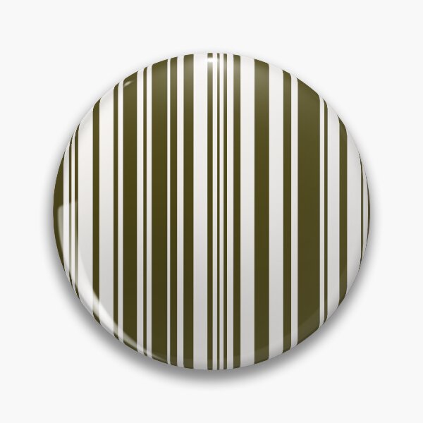 Item preview, Olive Green and White Barcode Striped Pattern designed and sold by WD-Artist.