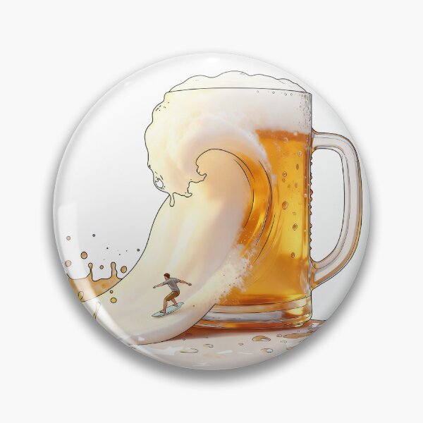 Item preview, The Golden-White Wave designed and sold by DreamVibeDSGNS.