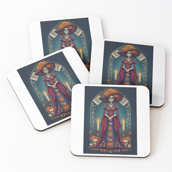 Item preview, Elegant Catrina Day of the Dead Art | Professional Dia de los Muertos designed and sold by Wear Sculpt.