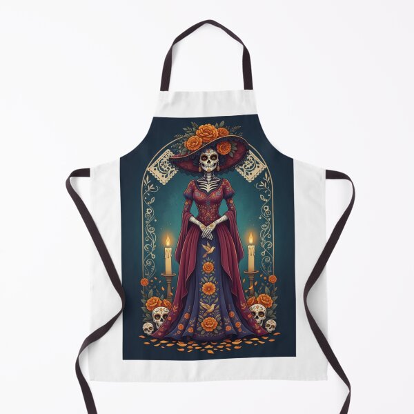Item preview, Elegant Catrina Day of the Dead Art | Professional Dia de los Muertos designed and sold by Wear Sculpt.