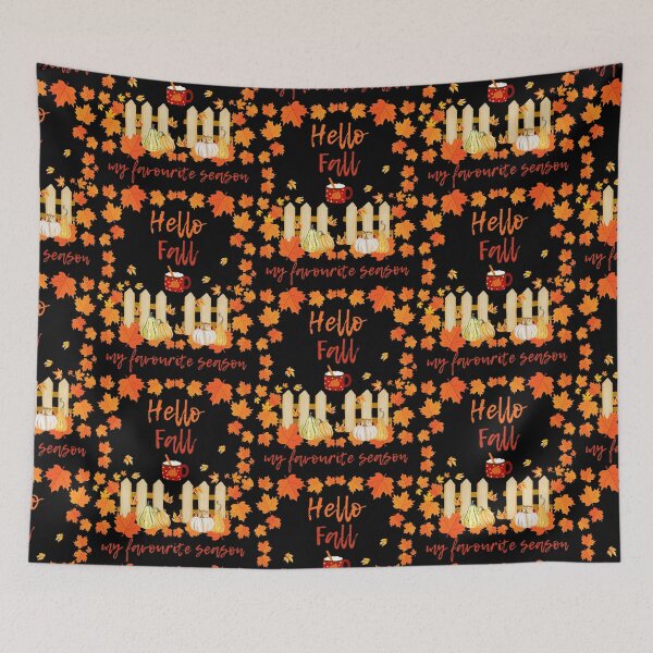 Item preview, "Hello Fall, my favourite season" - Cozy Essential Design for Fall Lovers designed and sold by AtushaSpark.