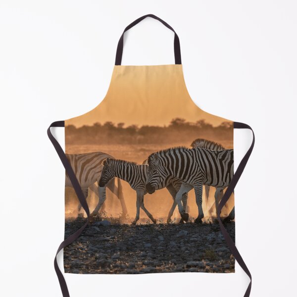 Item preview, Golden Dust — Zebras Crossing the Savanna at Sunset designed and sold by DavideAntoniani.