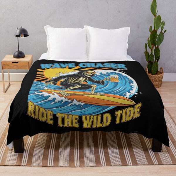 Item preview, Grim Reaper Surfing Wave Chaser designed and sold by TeeARTHY.
