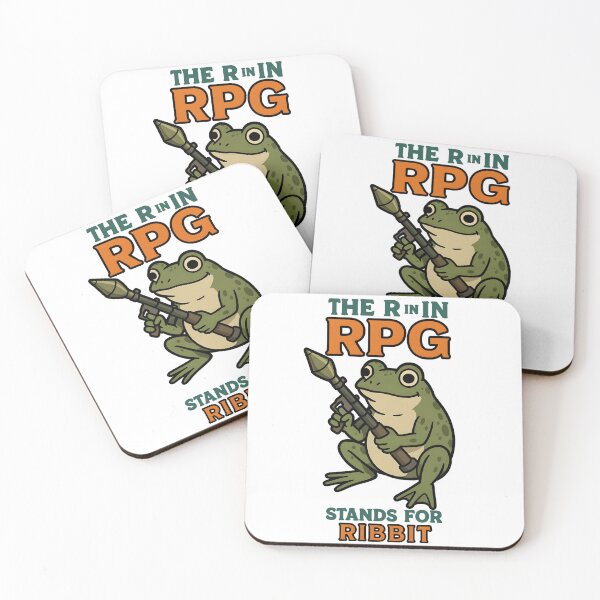 Item preview, The R in RPG stand for ribbit funny frog meme designed and sold by Captain-Jackson.