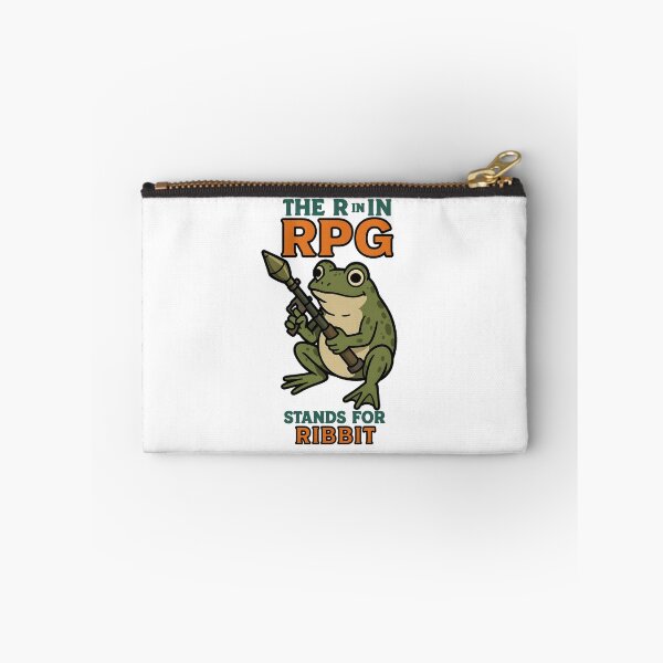 Item preview, The R in RPG stand for ribbit funny frog meme designed and sold by Captain-Jackson.