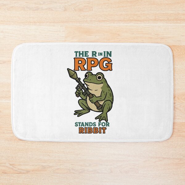 Item preview, The R in RPG stand for ribbit funny frog meme designed and sold by Captain-Jackson.