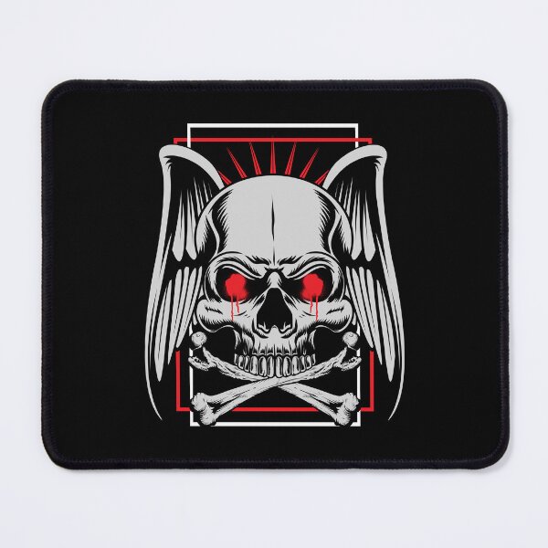 Item preview, Gothic winged demon skull on Halloween designed and sold by Joncasmiart.
