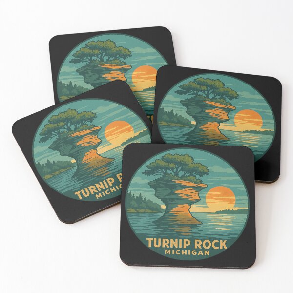 Item preview, Turnip Rock Michigan Circular Design designed and sold by American Travels.