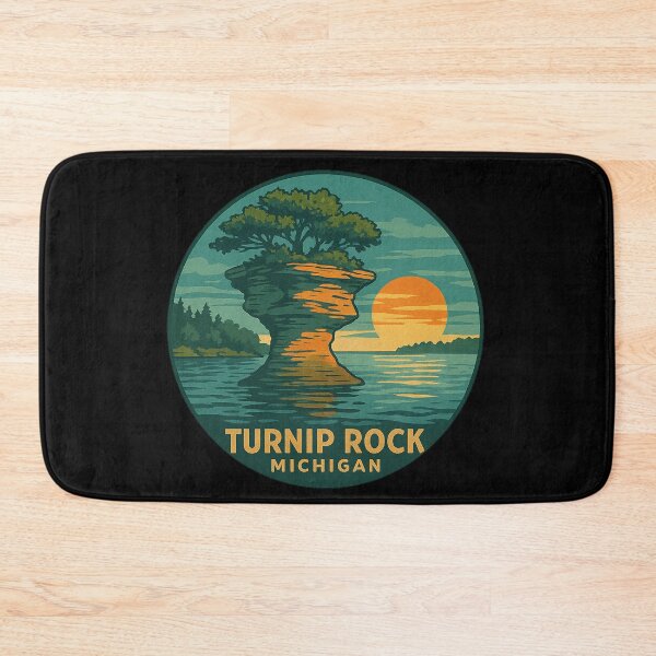 Item preview, Turnip Rock Michigan Circular Design designed and sold by American Travels.