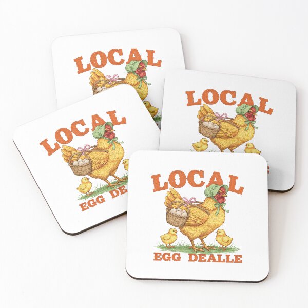 Item preview, Local Egg Dealer Funny Chicken designed and sold by TeeARTHY.