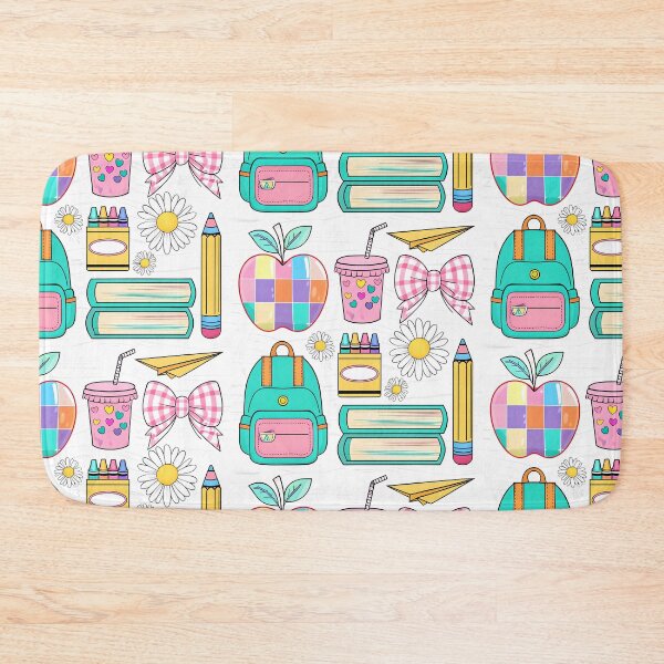 Item preview, Whimsical School Supplies & Retro Icons – Colorful Cartoon Illustration designed and sold by TheArtisticPres.