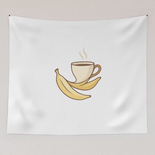 Item preview, Minimalist Banana Peel Mug Elegant Modern Fruit Drink Design designed and sold by GeniePixel.
