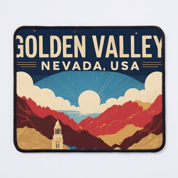 Item preview, Golden Valley Nevada 1950s USA Vintage Travel Tourism designed and sold by TravelersGems.
