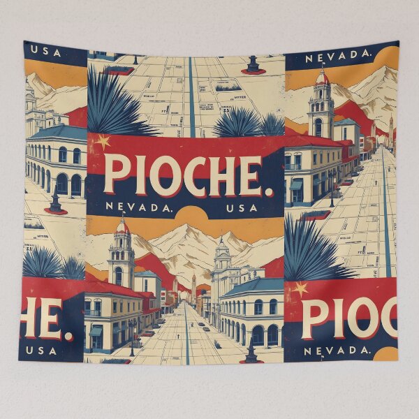 Item preview, Pioche Nevada 1950s USA Vintage Travel Tourism designed and sold by TravelersGems.