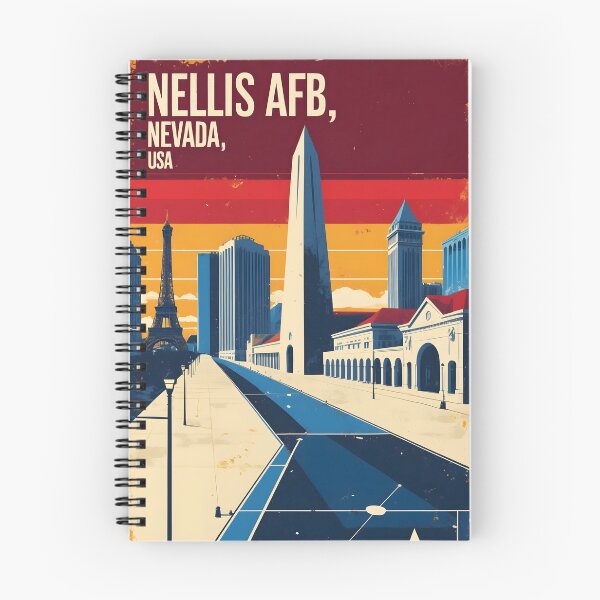 Item preview, Nellis AFB Nevada 1950s USA Vintage Travel Tourism designed and sold by TravelersGems.