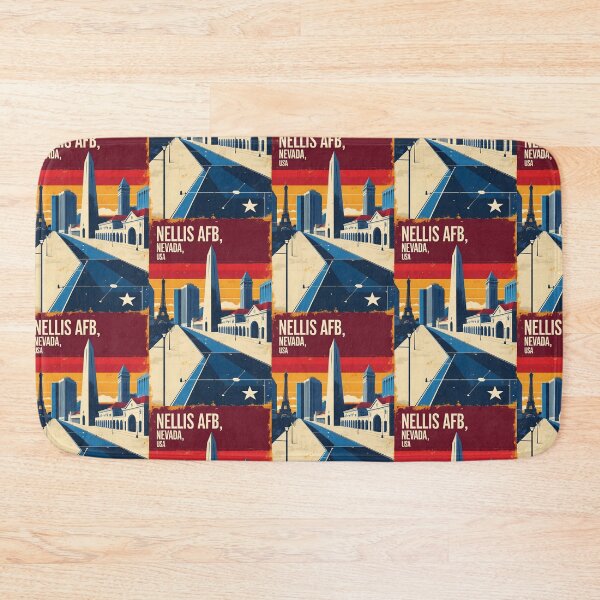 Item preview, Nellis AFB Nevada 1950s USA Vintage Travel Tourism designed and sold by TravelersGems.