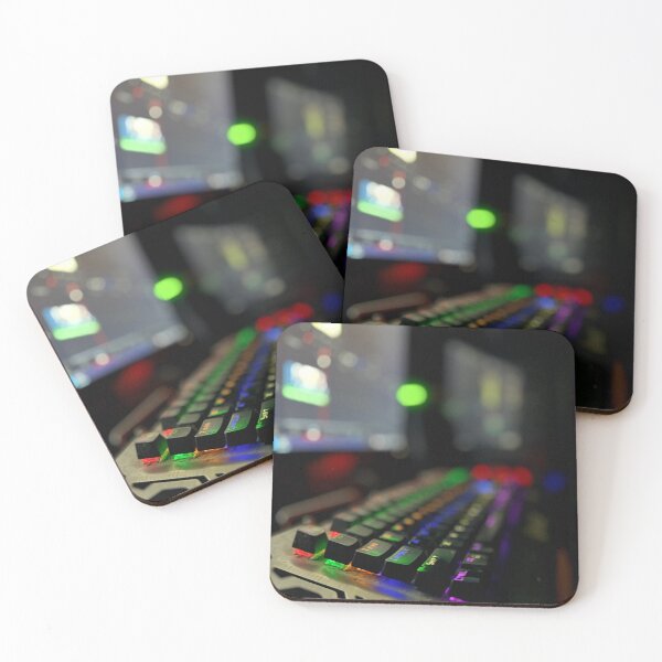 Item preview, Neon Gaming Vibes – RGB Keyboard in Action designed and sold by magafadu.