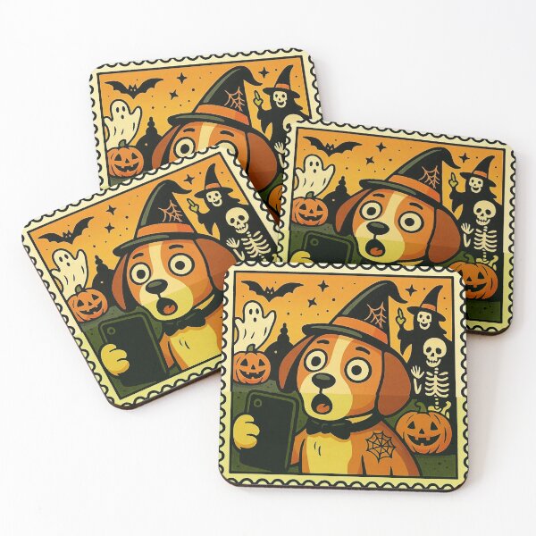 Item preview, beagle selfie halloween  designed and sold by andreskaizen.