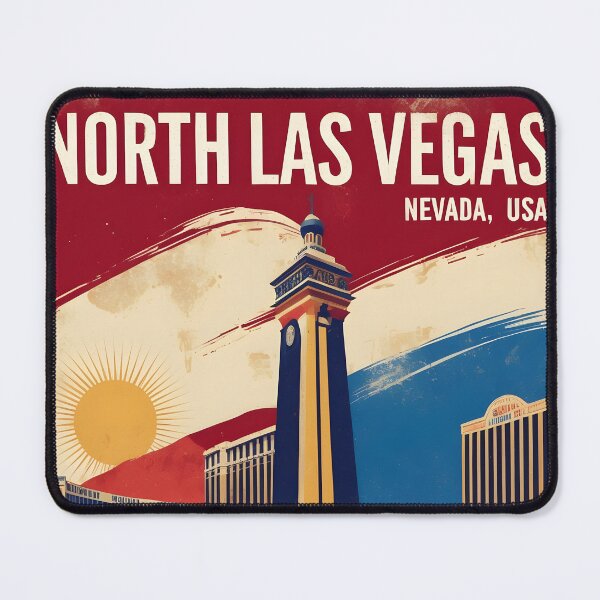 Item preview, North Las Vegas Nevada 1950s USA Vintage Travel Tourism designed and sold by TravelersGems.
