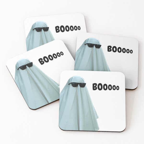 Item preview, Cool Ghost with Sunglasses Saying Boo | Funny Halloween Design designed and sold by DailyVibesMerch.