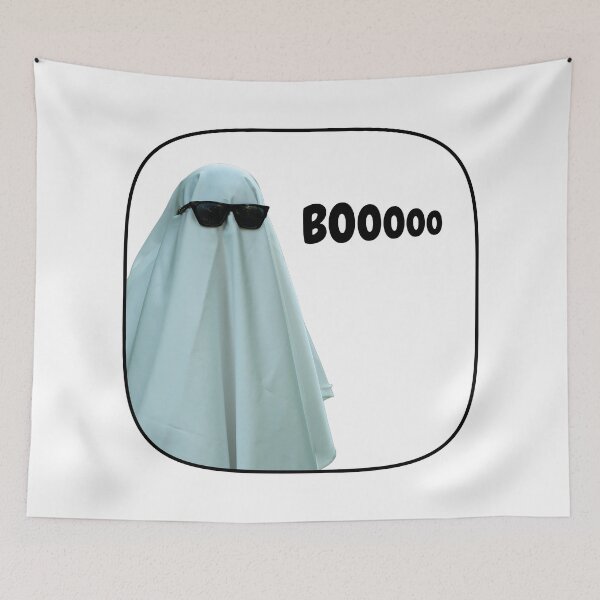 Item preview, Cool Ghost with Sunglasses Saying Boo | Funny Halloween Design designed and sold by DailyVibesMerch.