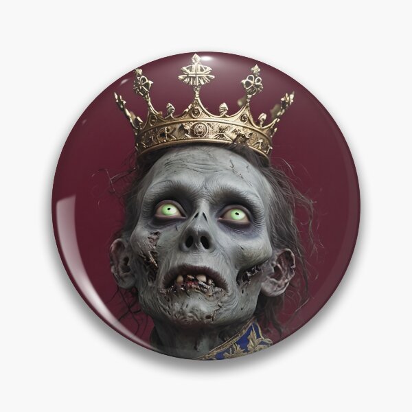 Item preview, Zombie with Crown and Velvet Jacket designed and sold by NightTimeJ.
