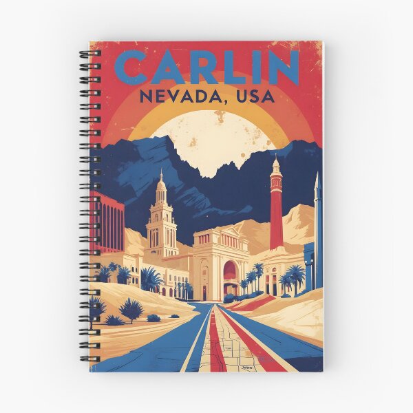 Item preview, Carlin Nevada 1950s USA Vintage Travel Tourism designed and sold by TravelersGems.