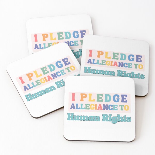 Item preview, I Pledge Allegiance to Human Rights - Inspirational Typography designed and sold by sunnydayco-.
