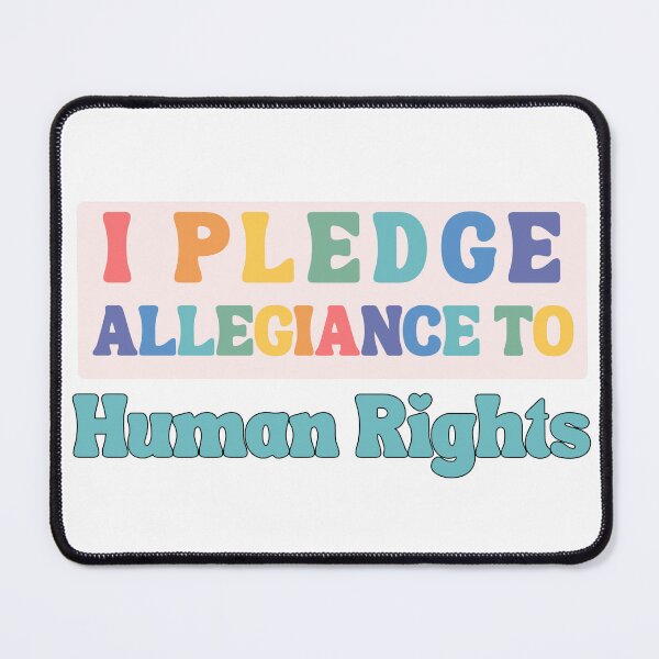 Item preview, I Pledge Allegiance to Human Rights - Inspirational Typography designed and sold by sunnydayco-.