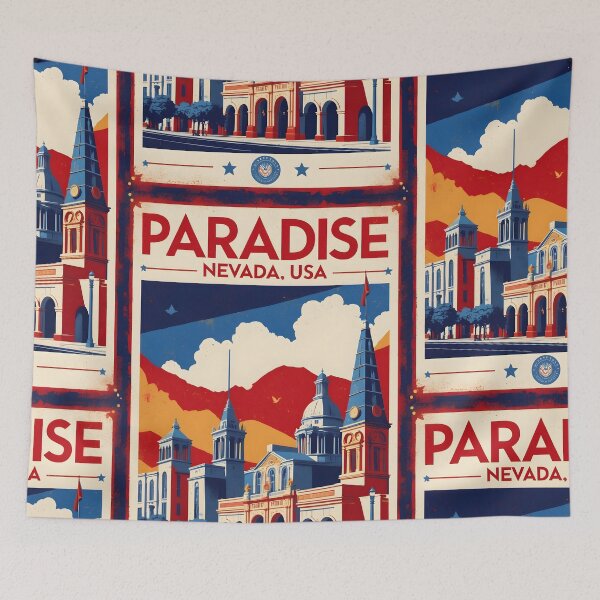 Item preview, Paradise Nevada 1950s USA Vintage Travel Tourism designed and sold by TravelersGems.