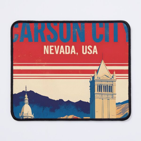 Item preview, Carson City Nevada 1950s USA Vintage Travel Tourism designed and sold by TravelersGems.