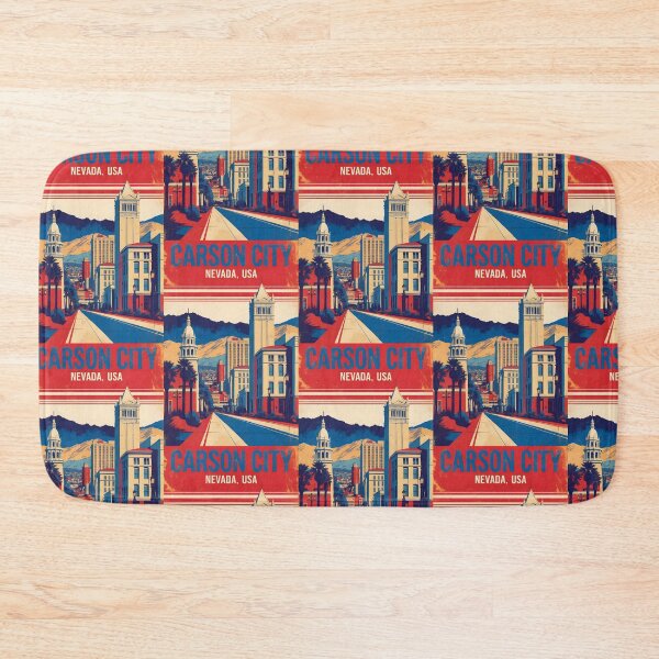 Item preview, Carson City Nevada 1950s USA Vintage Travel Tourism designed and sold by TravelersGems.