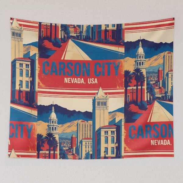 Item preview, Carson City Nevada 1950s USA Vintage Travel Tourism designed and sold by TravelersGems.