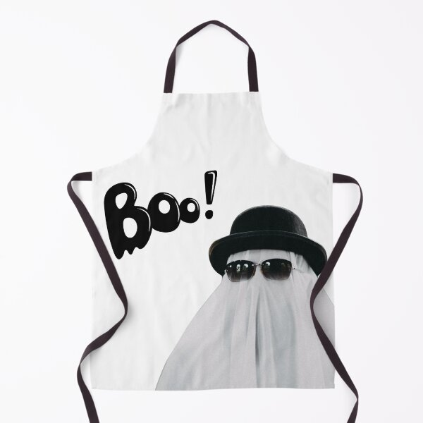 Item preview, Stylish Ghost with Hat and Sunglasses Saying Boo | Funny Halloween Design designed and sold by DailyVibesMerch.