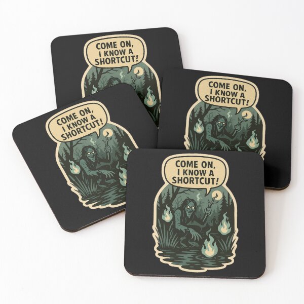 Item preview, Retro Horror Comic Art – Funny Will-o’-the-Wisp Swamp Folklore Shortcut Sticker designed and sold by JacobKAurumhead.
