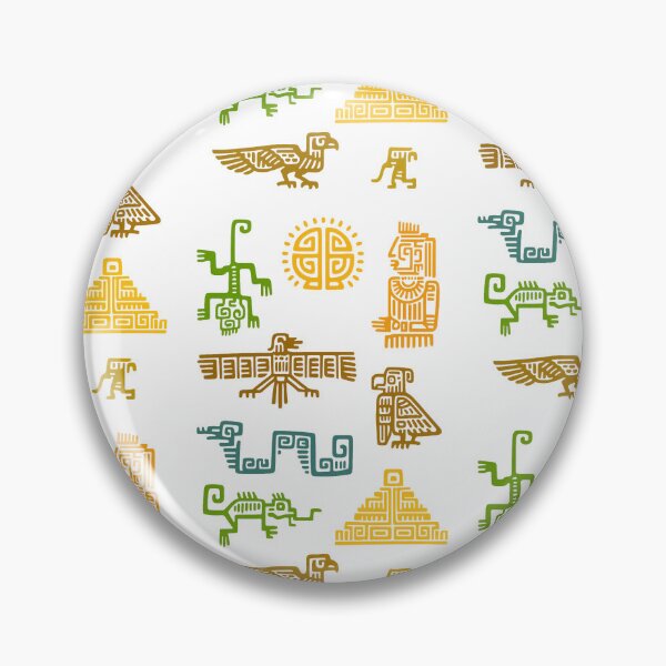 Item preview, Aztec Symbols – Ancient Mesoamerican Art designed and sold by ArtofPolishNerd.