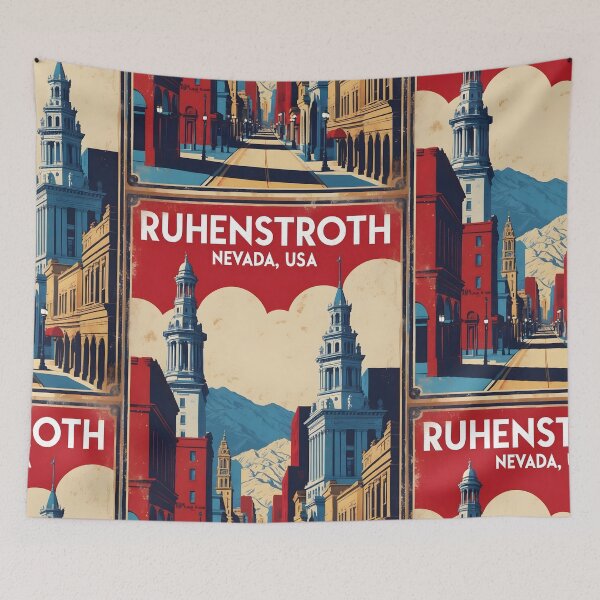 Item preview, Ruhenstroth Nevada 1950s USA Vintage Travel Tourism designed and sold by TravelersGems.
