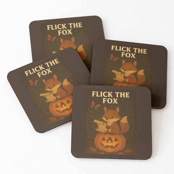 Item preview, Flick the Fox – Storyteller of the Pumpkin Glade designed and sold by GeoWild Designs.