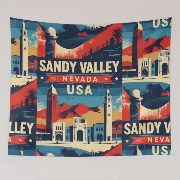 Item preview, Sandy Valley Nevada 1950s USA Vintage Travel Tourism designed and sold by TravelersGems.