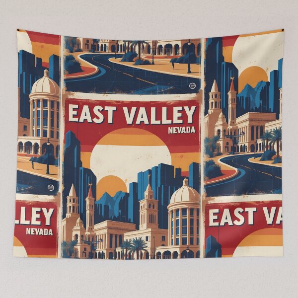 Item preview, East Valley Nevada 1950s USA Vintage Travel Tourism designed and sold by TravelersGems.