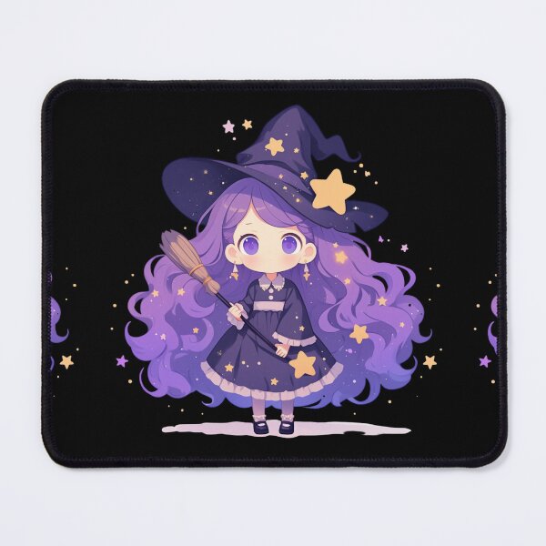 Item preview, Cute purple witch designed and sold by MendaciousMina.