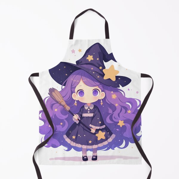 Item preview, Cute purple witch designed and sold by MendaciousMina.