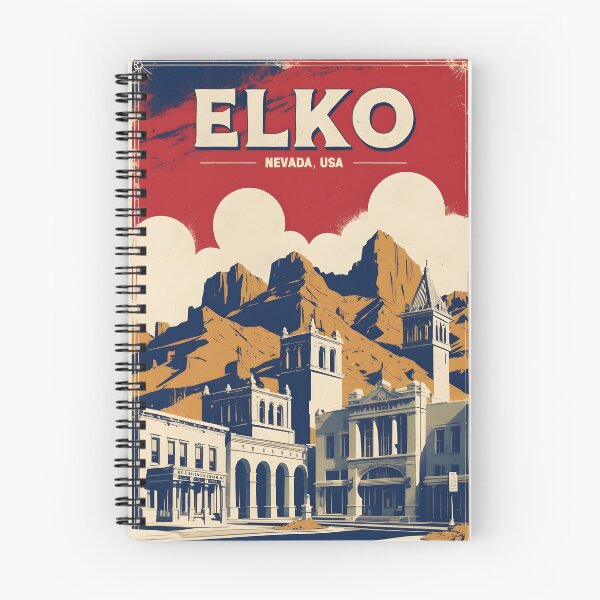 Item preview, Elko Nevada 1950s USA Vintage Travel Tourism designed and sold by TravelersGems.
