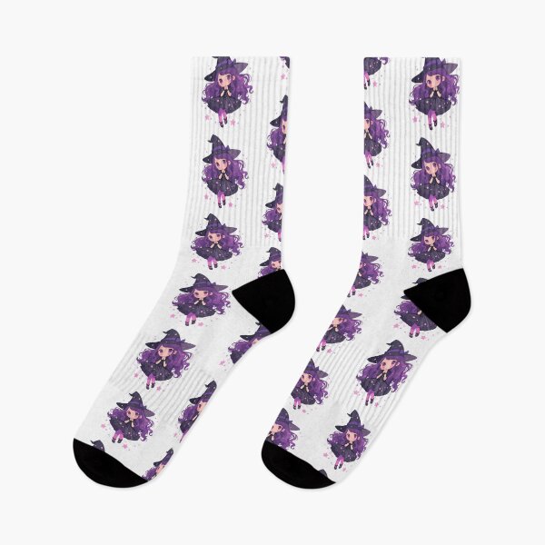 Item preview, Cute purple witch designed and sold by MendaciousMina.
