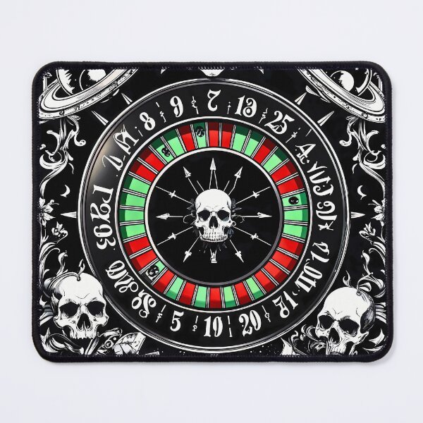 Item preview, Roulette of Fate – Gothic Casino Skull Design designed and sold by OrbitTrend.